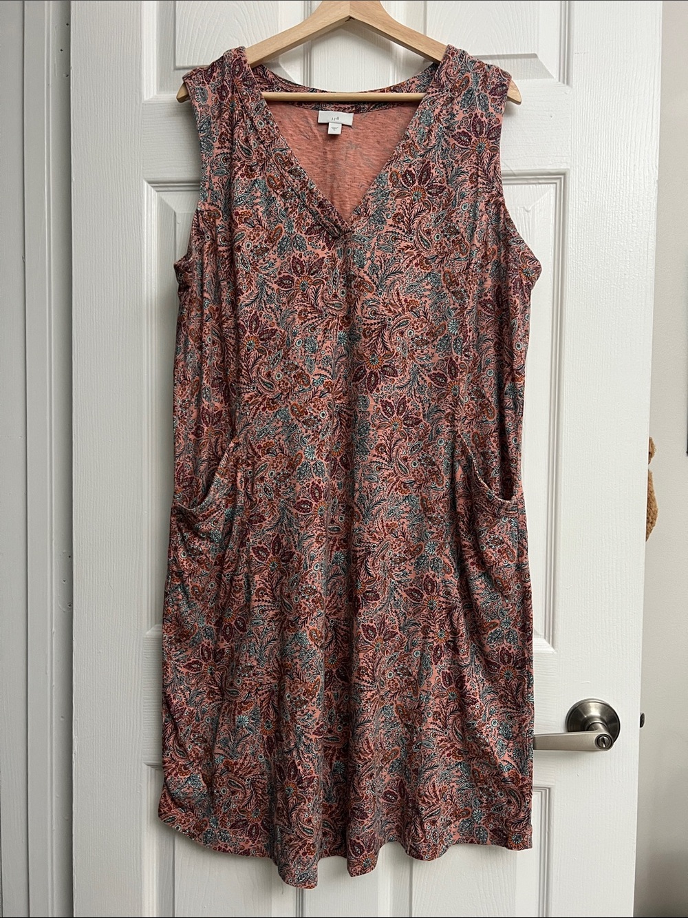 J. Jill Sleeveless Flowy Dress with Pockets